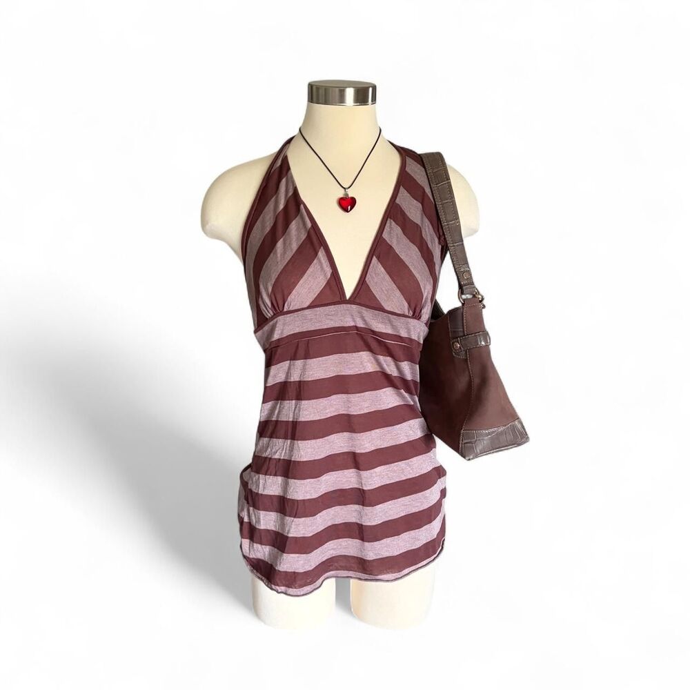 Anchor-blue Women's Brown Vest